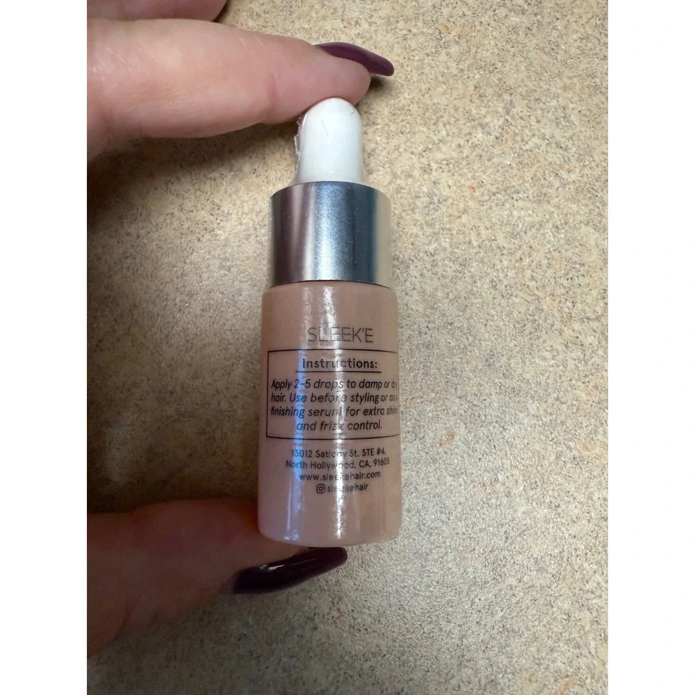 Silke Heat Defense Serum Hair Oil Grape Seed Avocado Jojoba 0.33 oz 10 ml‎